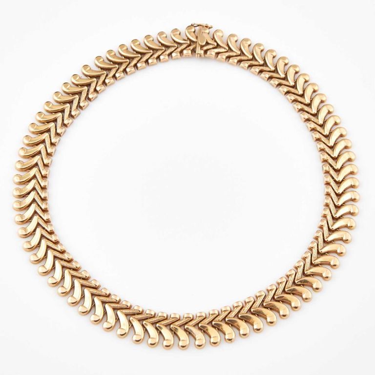 18k gold necklace