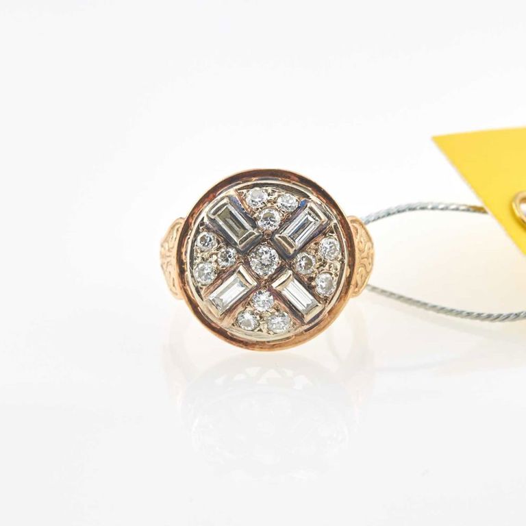 18k gold diamond ring