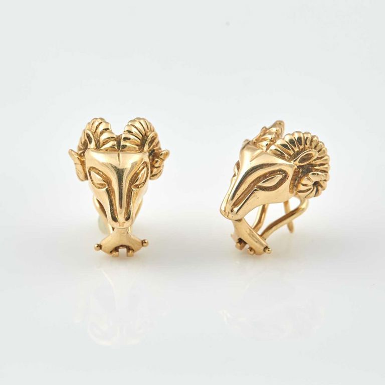 14k gold two earrings
