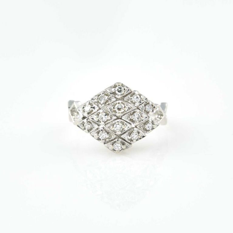 14k gold diamond ring
