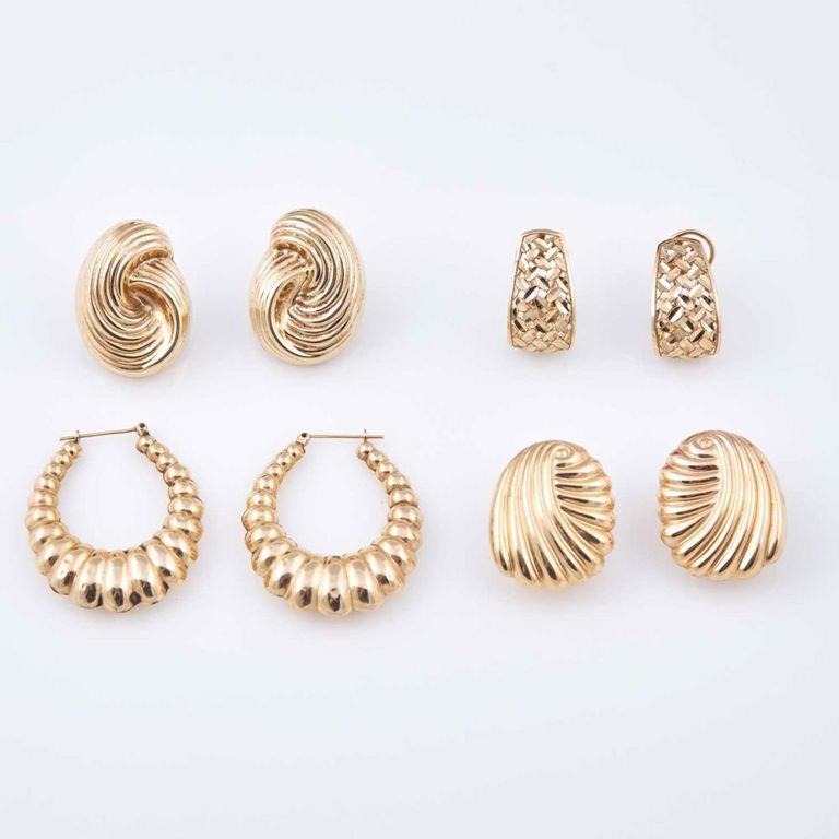 14k gold earrings