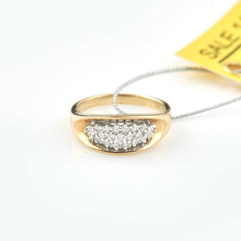 10k gold diamond ring