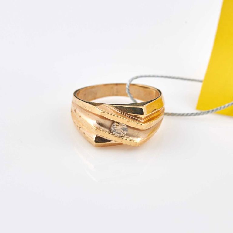 10k gold diamond ring