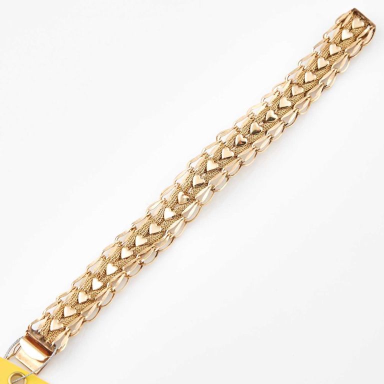 14k gold flexible bracelet