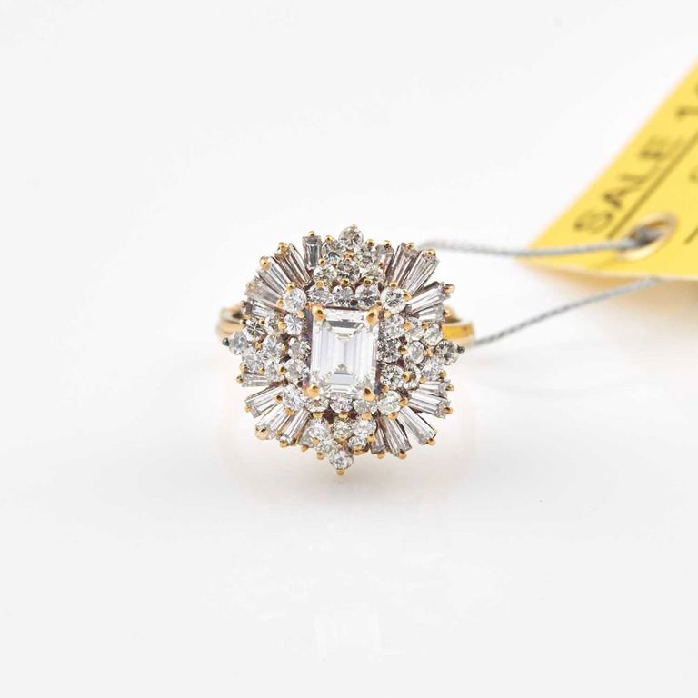 14k gold diamond ring