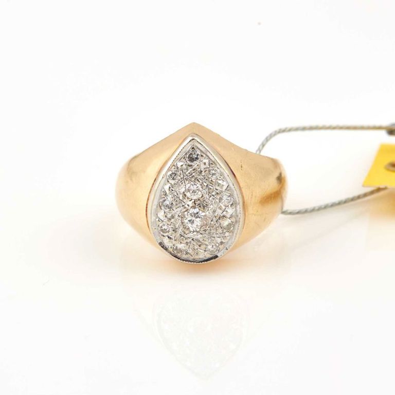 14k gold diamond ring