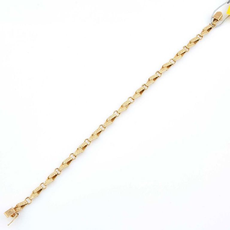 14k gold flexible bracelet