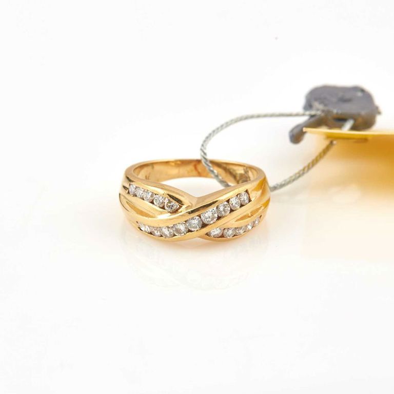 14k gold diamond ring