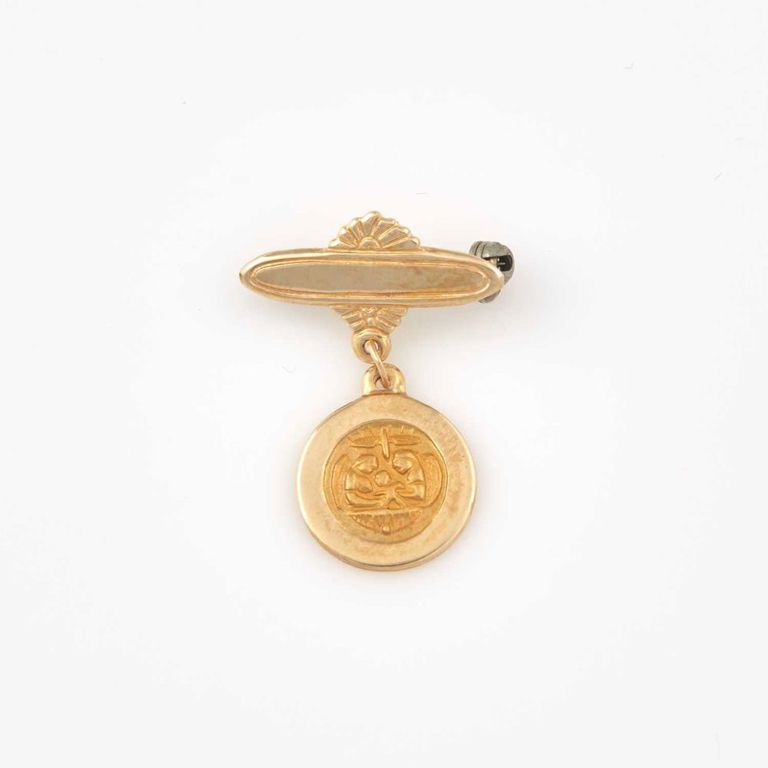 14k gold pin