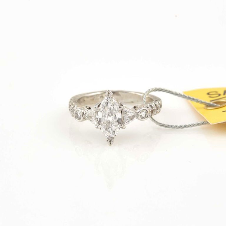 14k gold diamond engagement ring