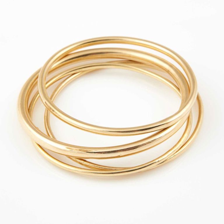 14k gold rigid bracelets