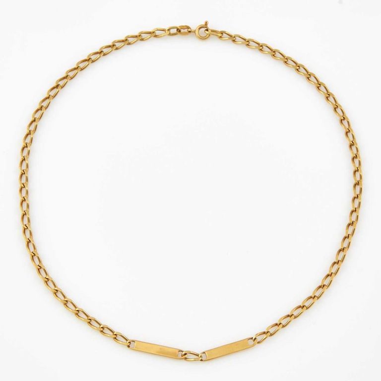 18k gold necklace