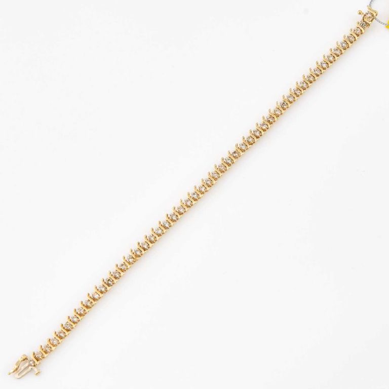 14k diamond tennis bracelet