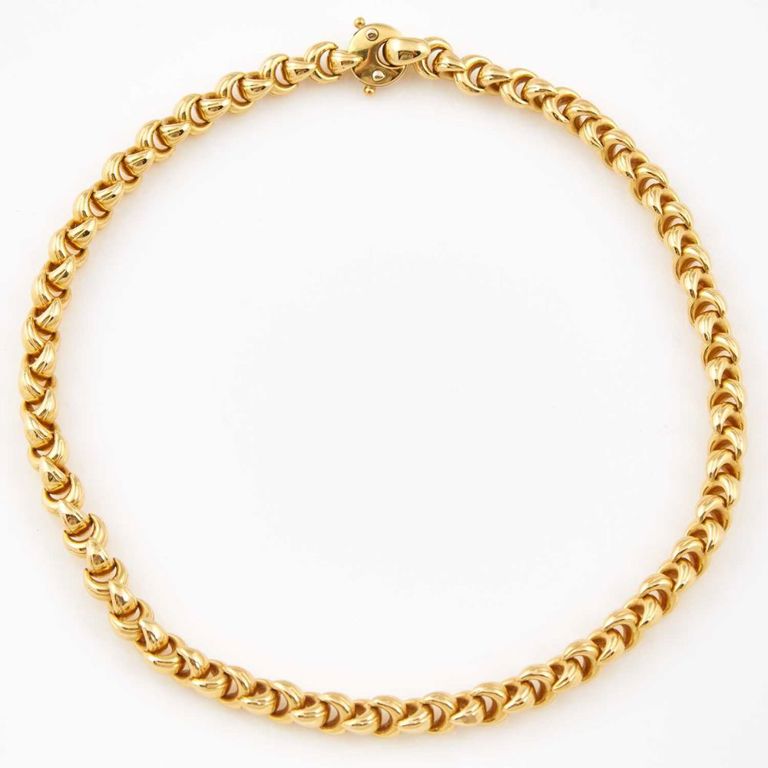 18k gold necklace