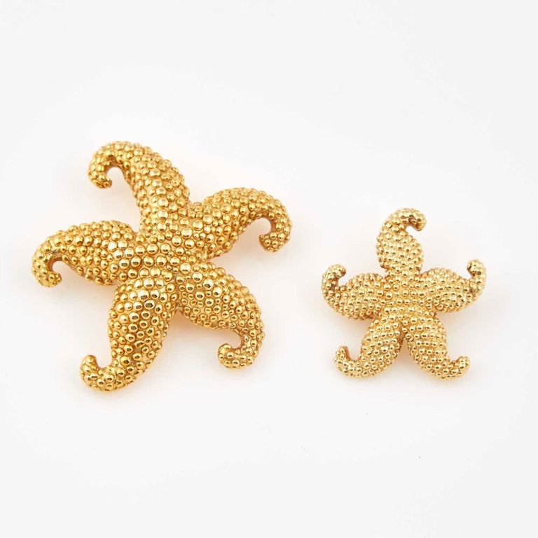 18k gold pins