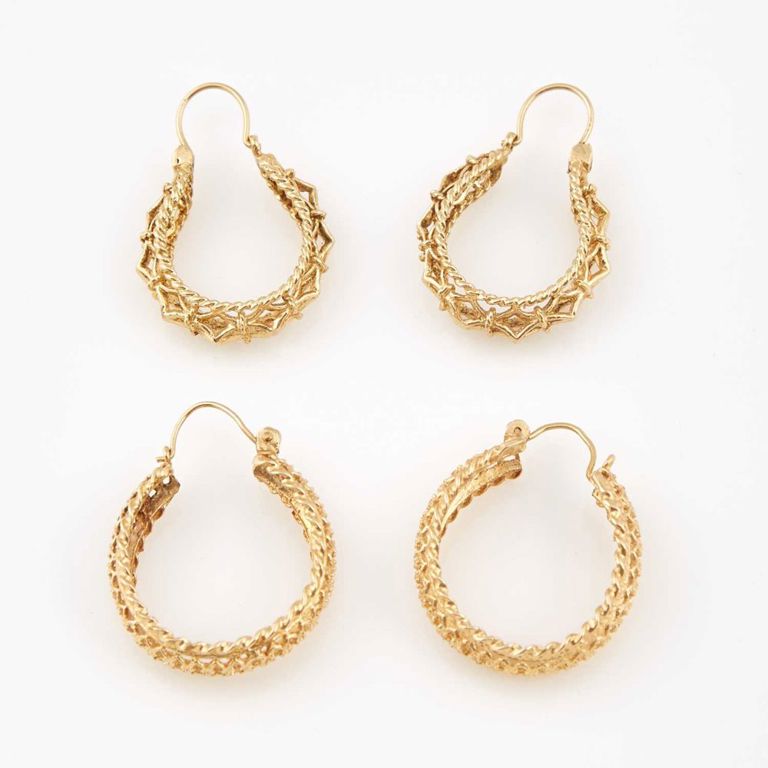 14k gold earrings