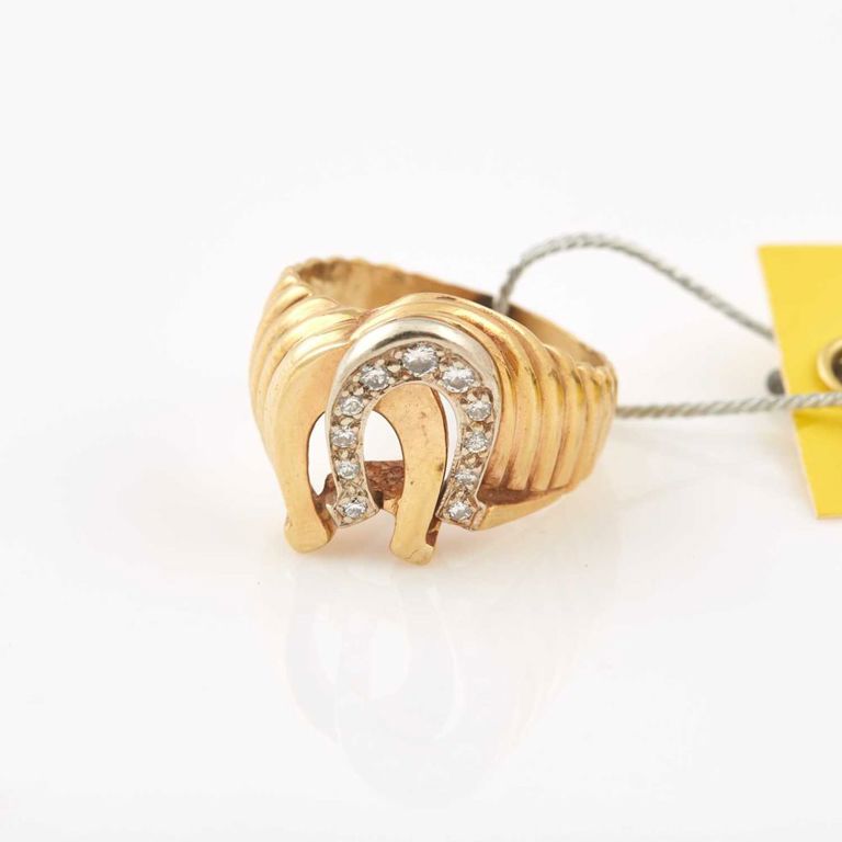 14k gold diamond ring