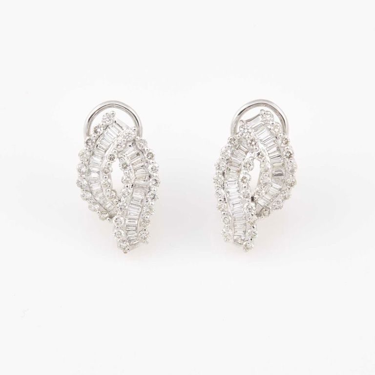 14k gold diamond earrings