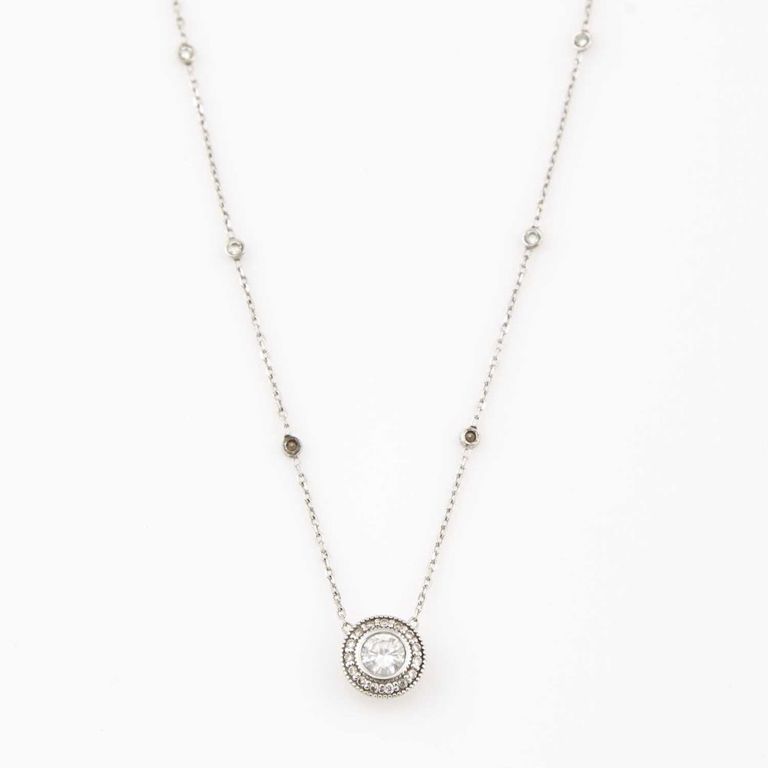 14k gold diamond necklace