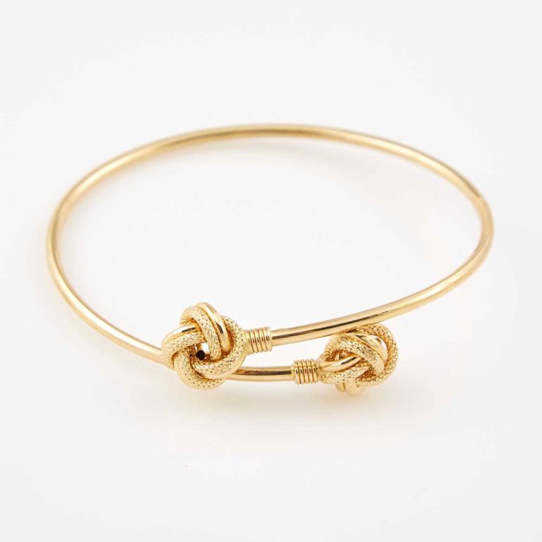 18k gold rigid bracelet