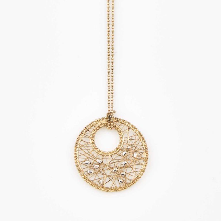 14k gold pendant and neck chain