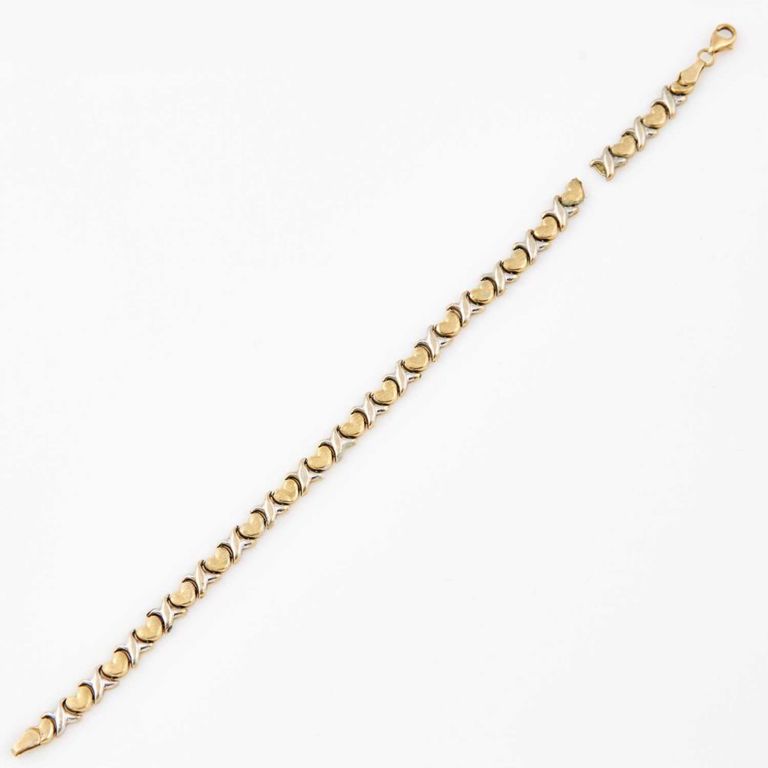 14k gold flexible bracelet