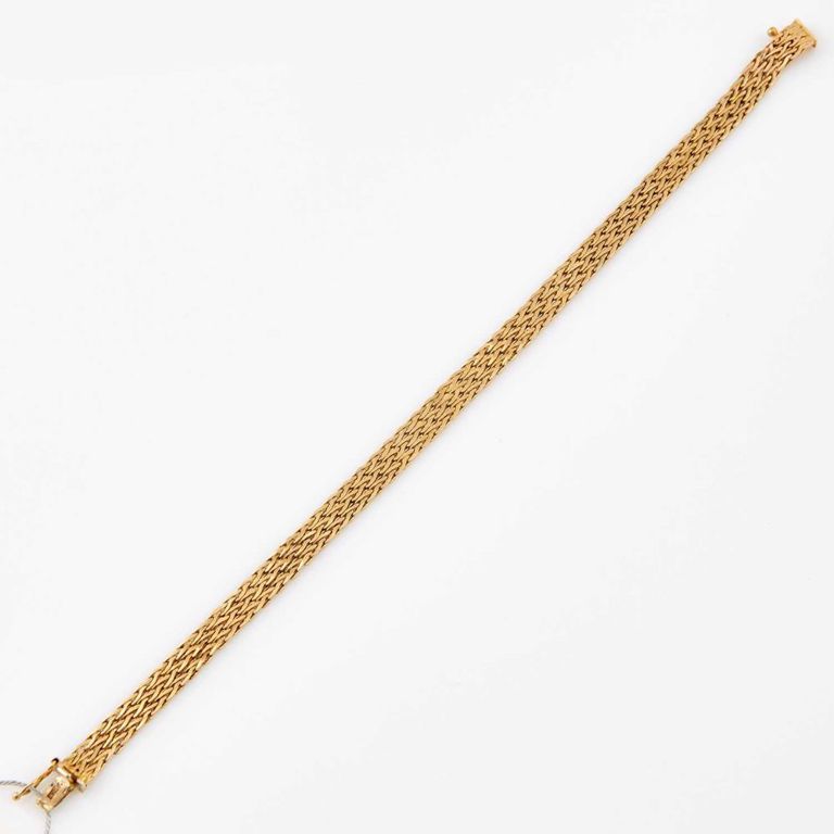 14k gold flexible bracelet