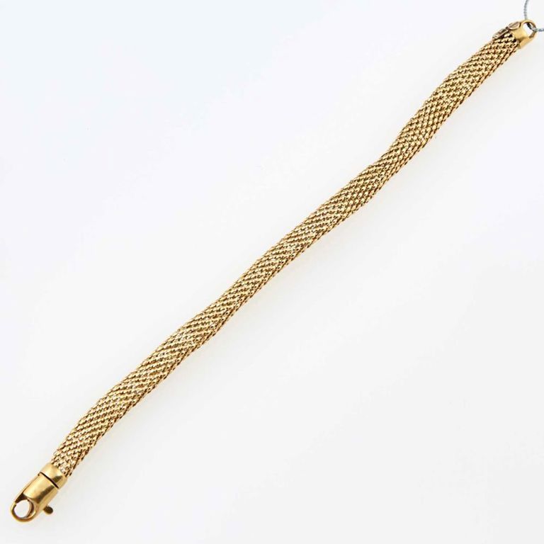 18k gold flexible bracelet