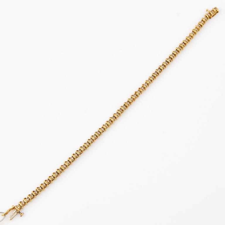10k diamond tennis bracelet