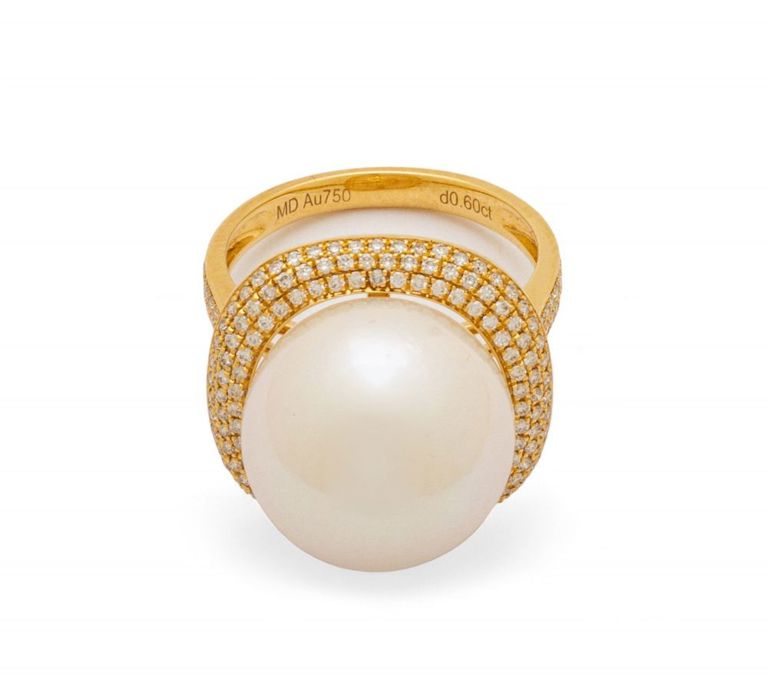 18k yellow gold ring