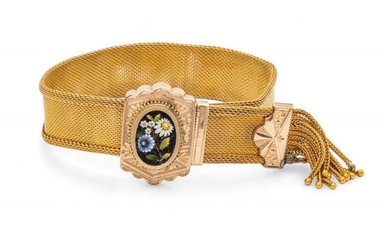 10k gold slide bracelet