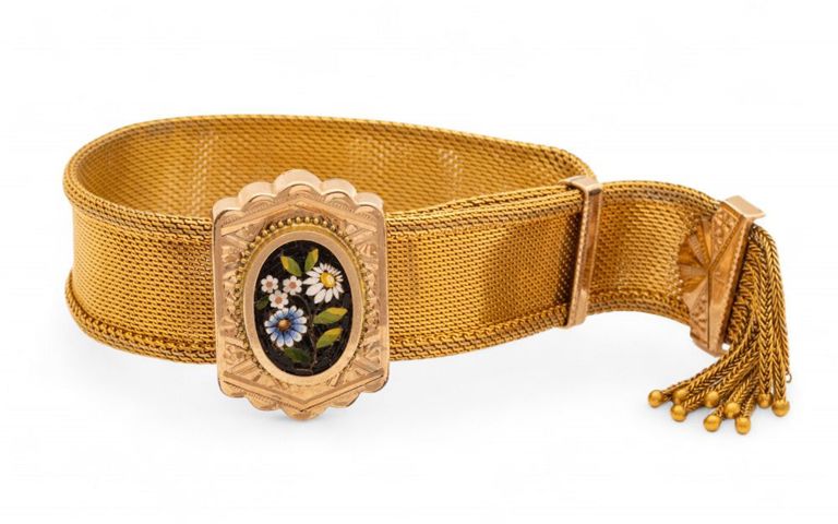 10k gold slide bracelet