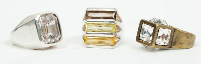 Mexican 925 silver ring grouping