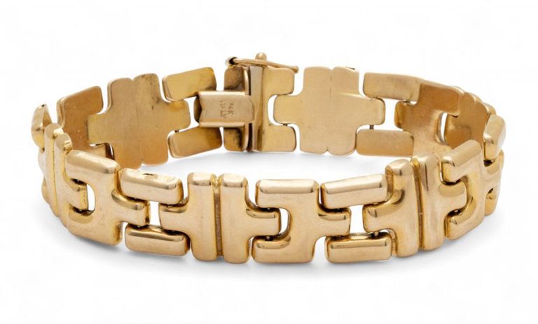 Italian 14k yellow gold bracelet
