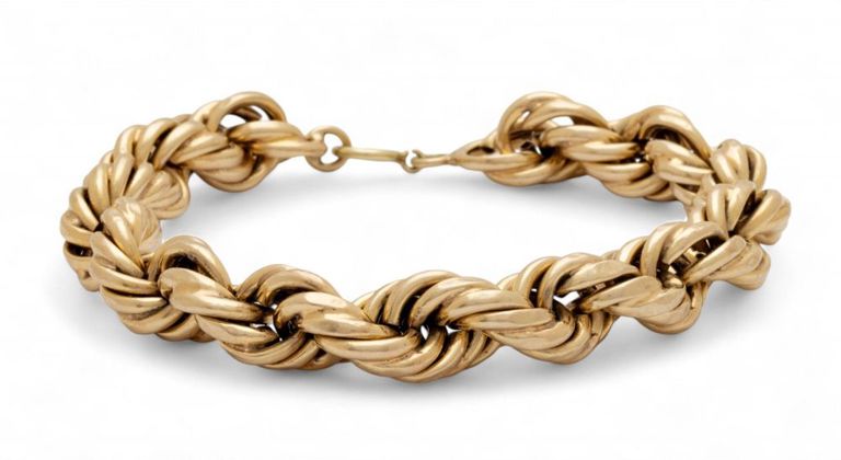 14k yellow gold bracelet
