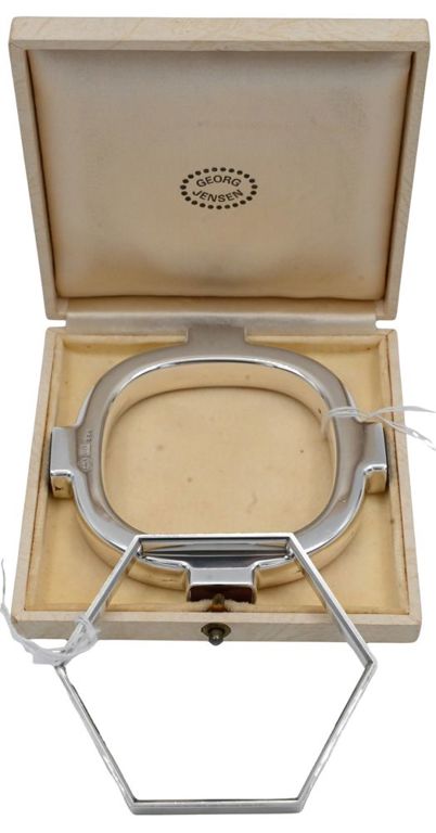 Two sterling silver bracelets