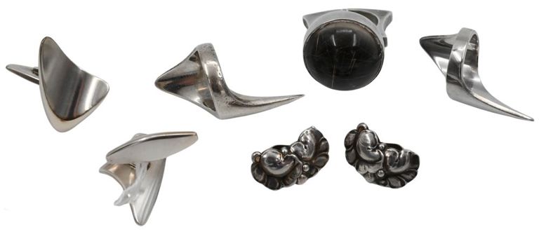 Five piece Georg Jensen set