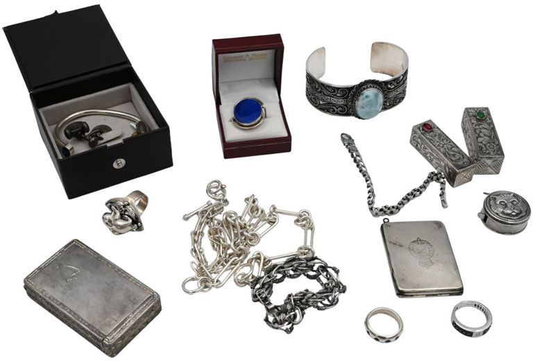 Sterling silver jewelry set