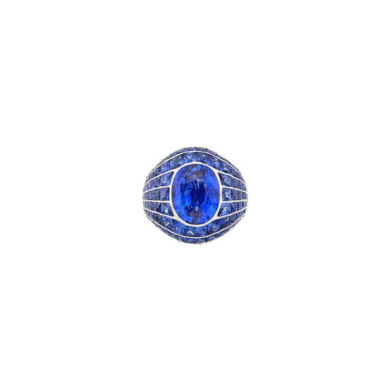 platinum, Sapphire Ring