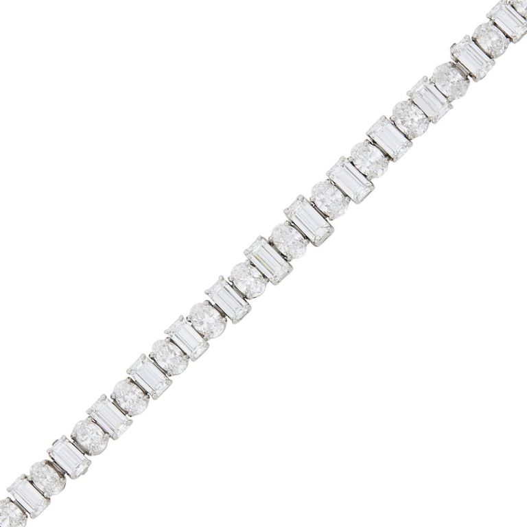 Oscar Heyman & Brothers platinum diamond bracelet