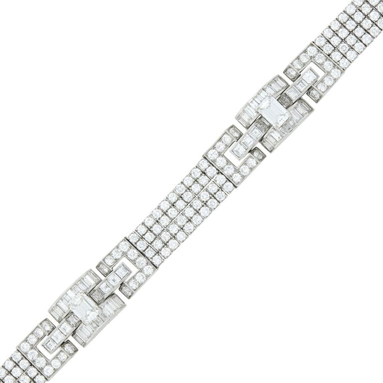 Oscar Heyman Brothers platinum diamond bracelet