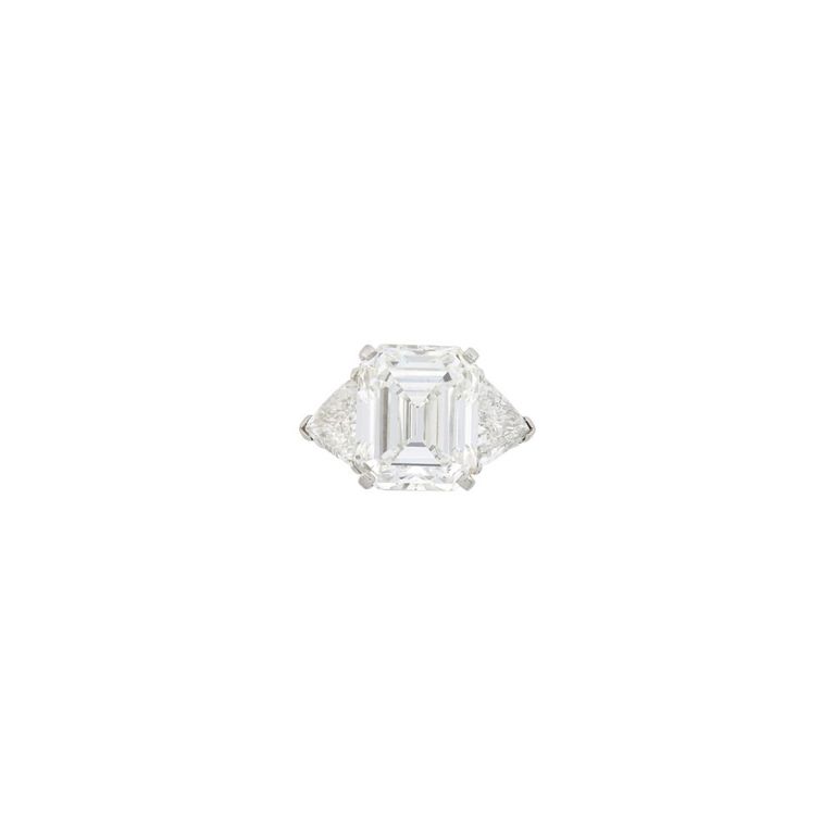 Platinum diamond ring