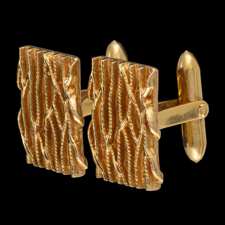 Vintage Dolan & Bullock 14k yellow gold cufflinks