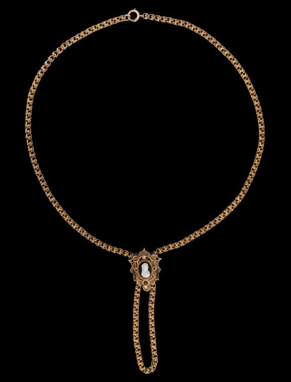 10k gold necklace with slide charm
