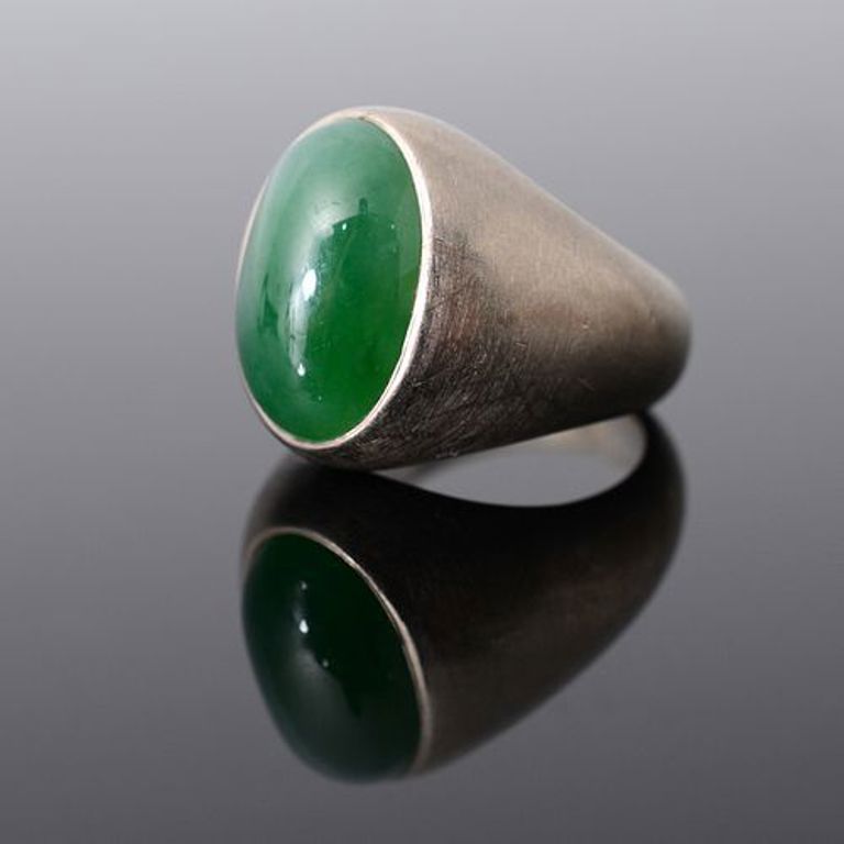 14k white gold estate ring