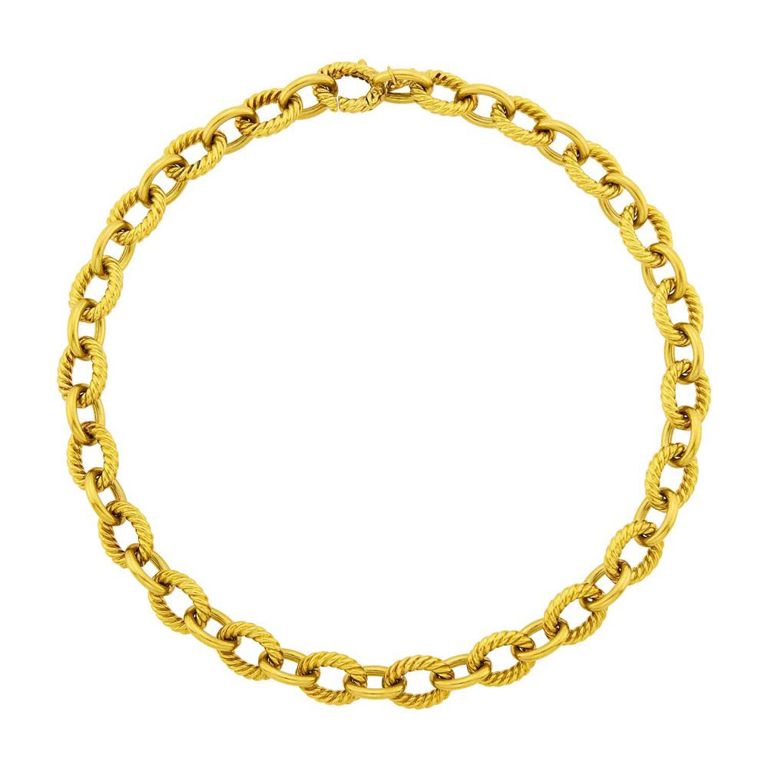 David Yurman gold chain necklace