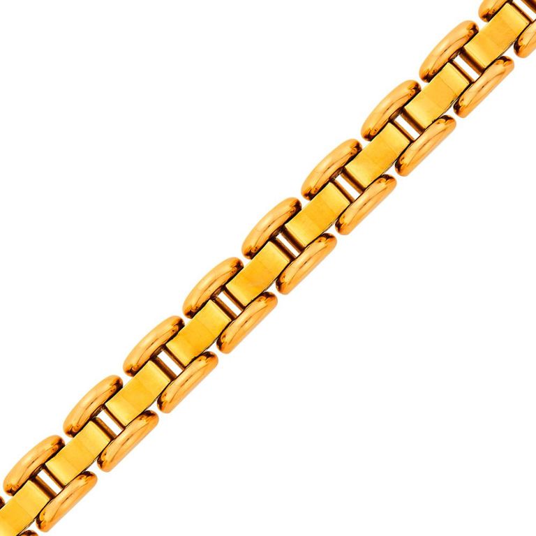 Gold link bracelet