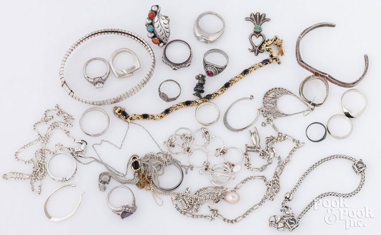 Silver and sterling silver jewelry