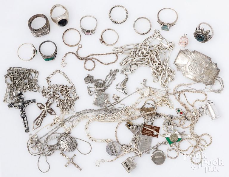 Silver and sterling silver jewelry