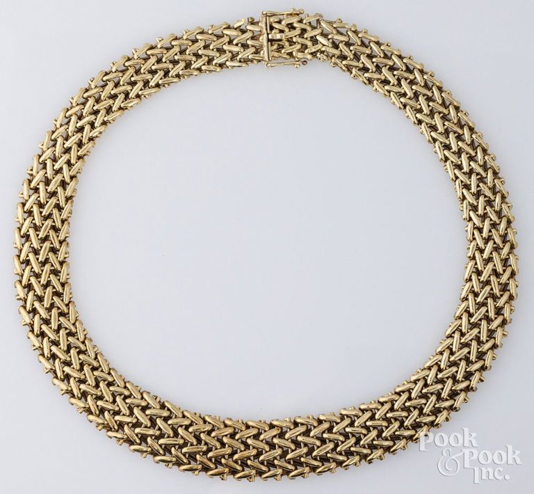 14k yellow gold necklace